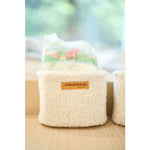 Childhome Set Van 3 Hangmandjes - 21X14X10cm + 14X10X10cm - Teddy Ecru