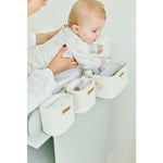Childhome Set Van 3 Hangmandjes - 21X14X10cm + 14X10X10cm - Teddy Ecru