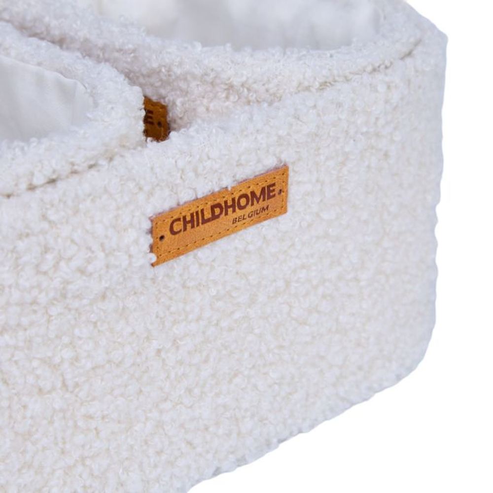 Childhome Set Van 3 Hangmandjes - 21X14X10cm + 14X10X10cm - Teddy Ecru