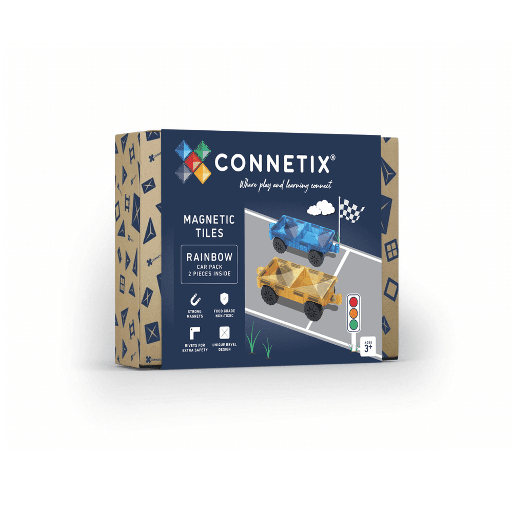 Connetix Rainbow Car Pack | 2 Onderdelen