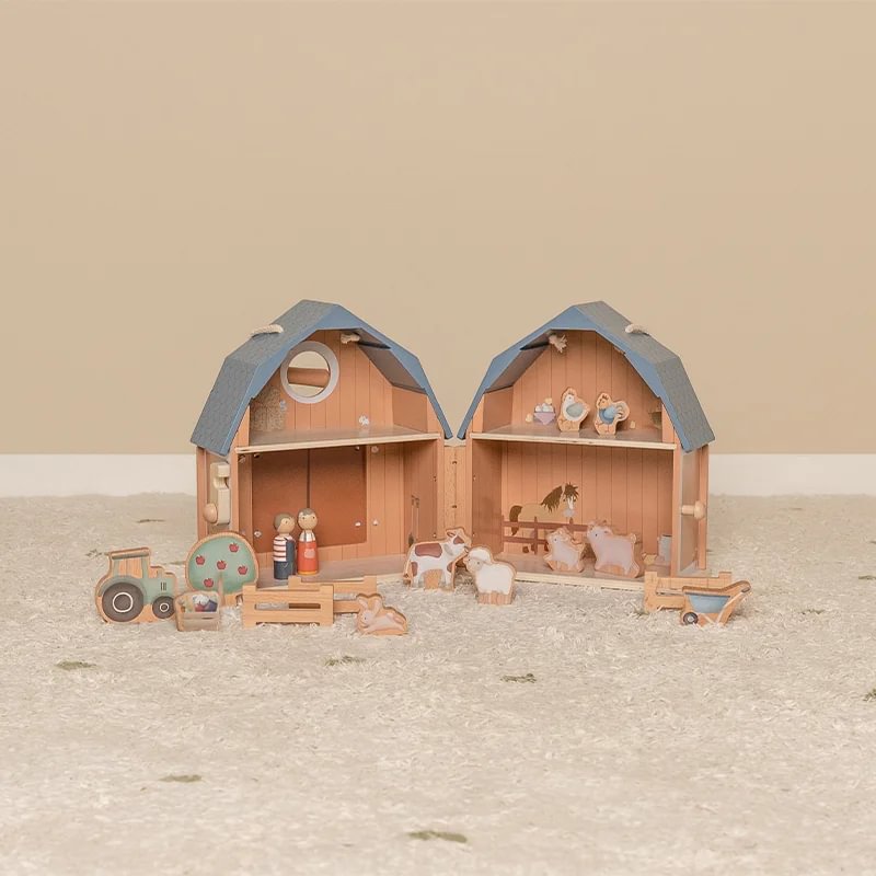 Little Dutch Draagbaar Boerderijhuis - Little Farm