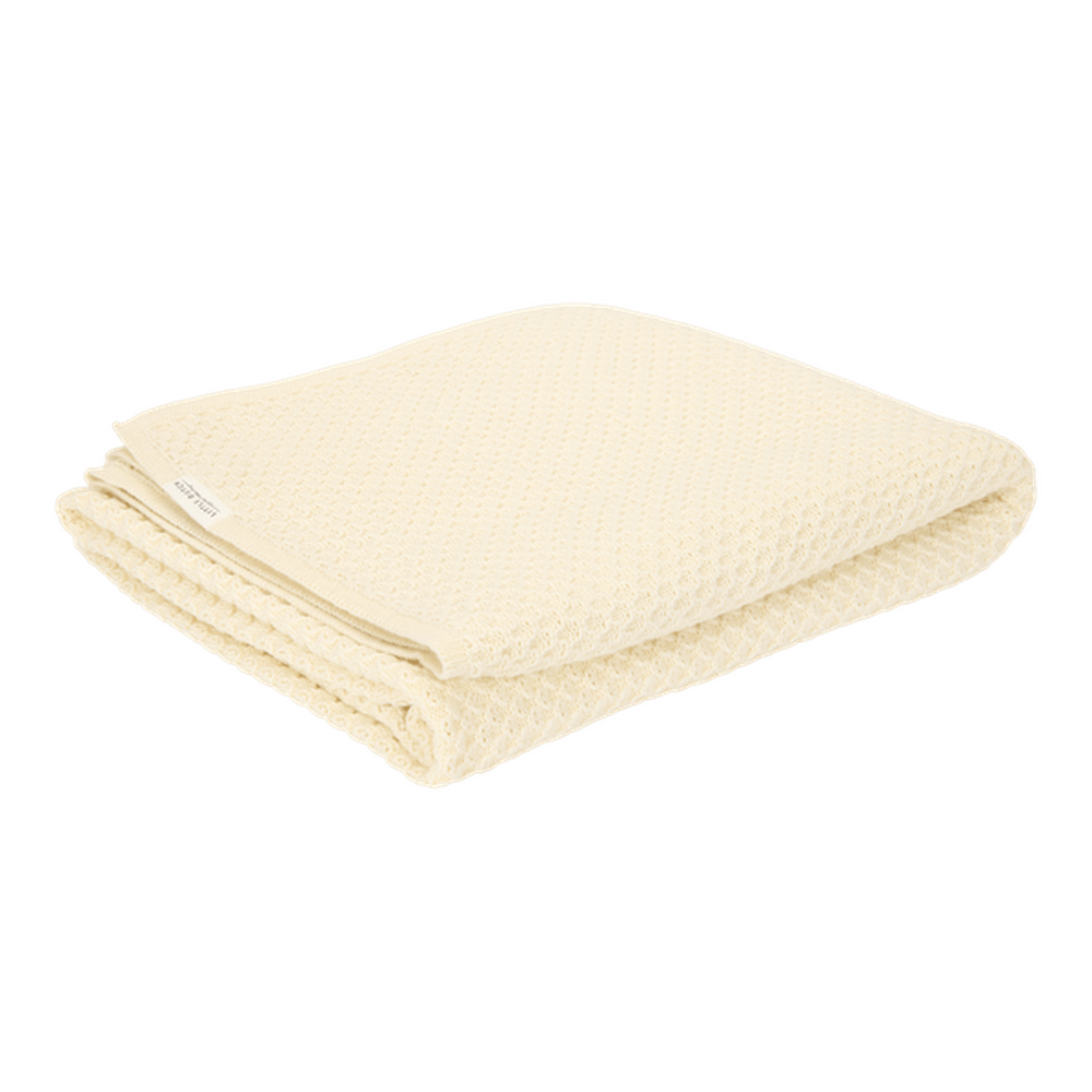 Little Dutch Gebreid Wiegdeken Pure Soft White