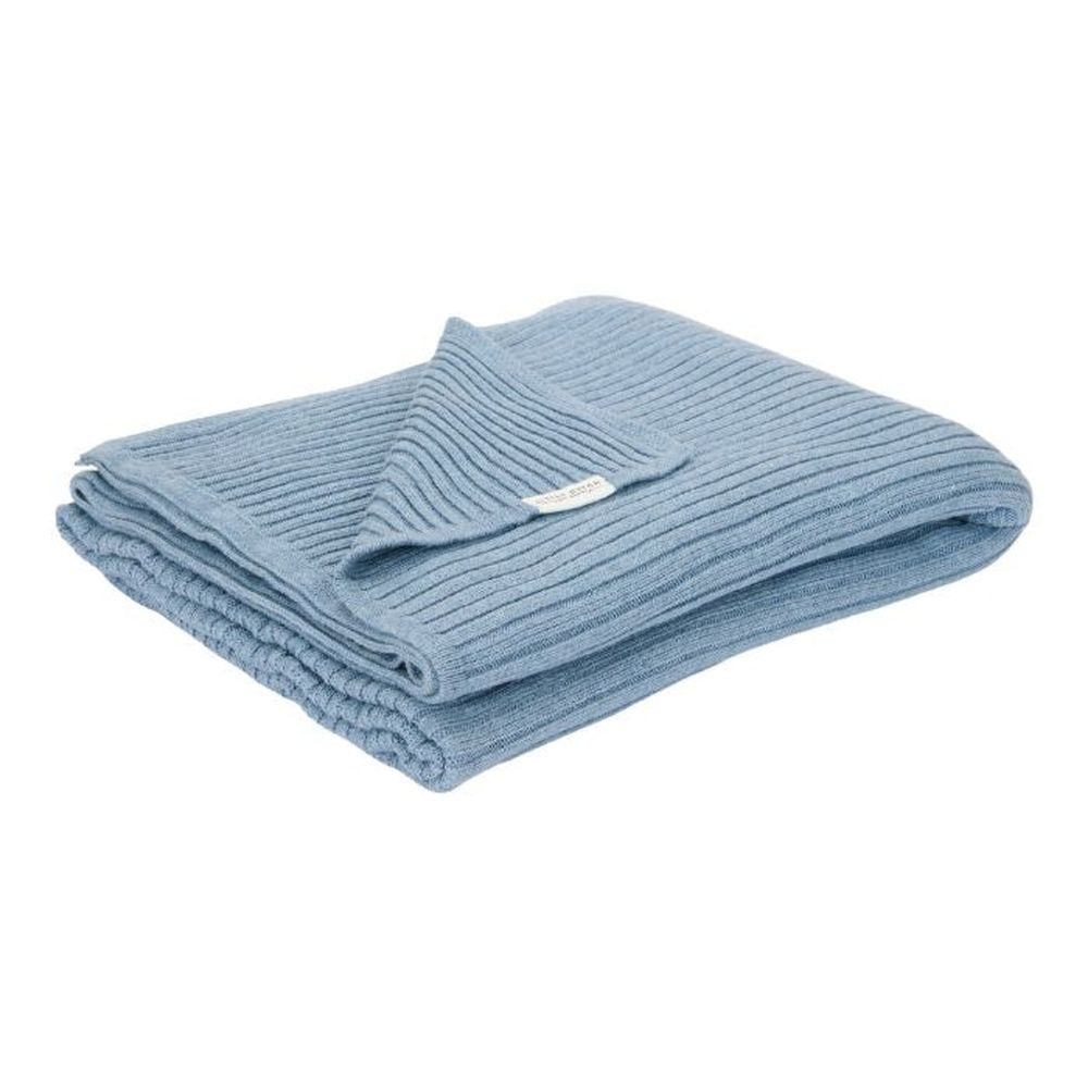 Little Dutch Wiegdeken Pure Denim Blue