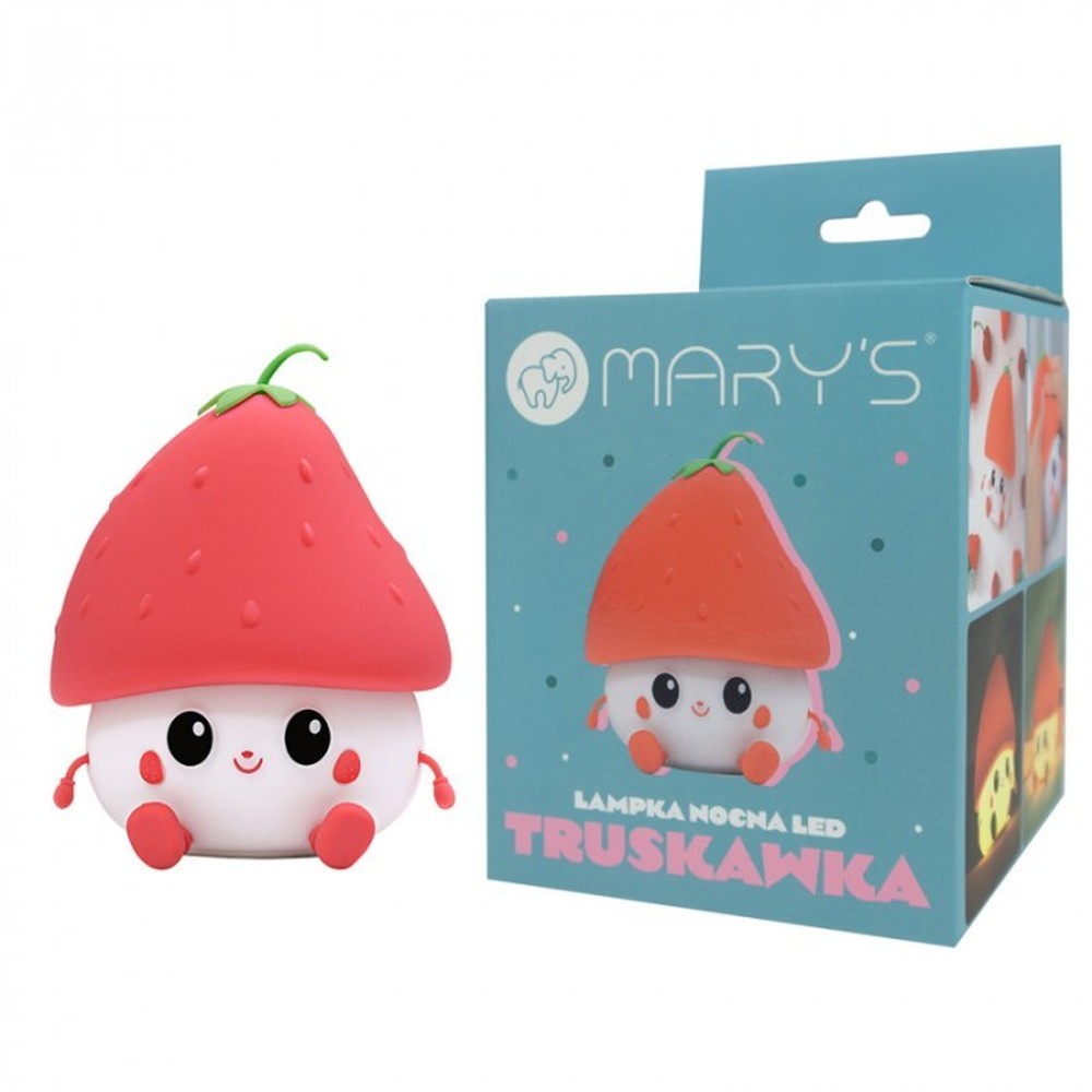 Mary's Led Nachtlampje - Strawberry