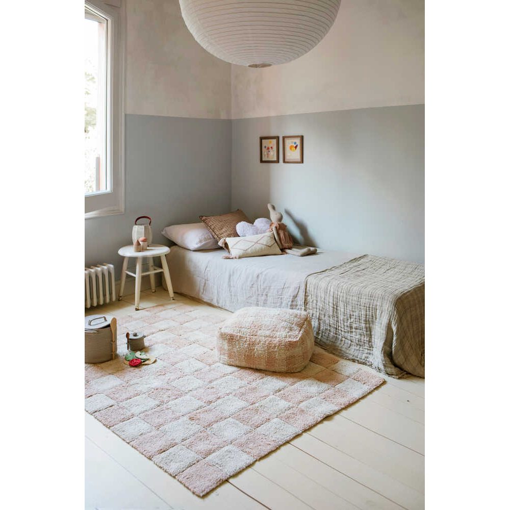 Lorenal Canals Poef Vichy Rose