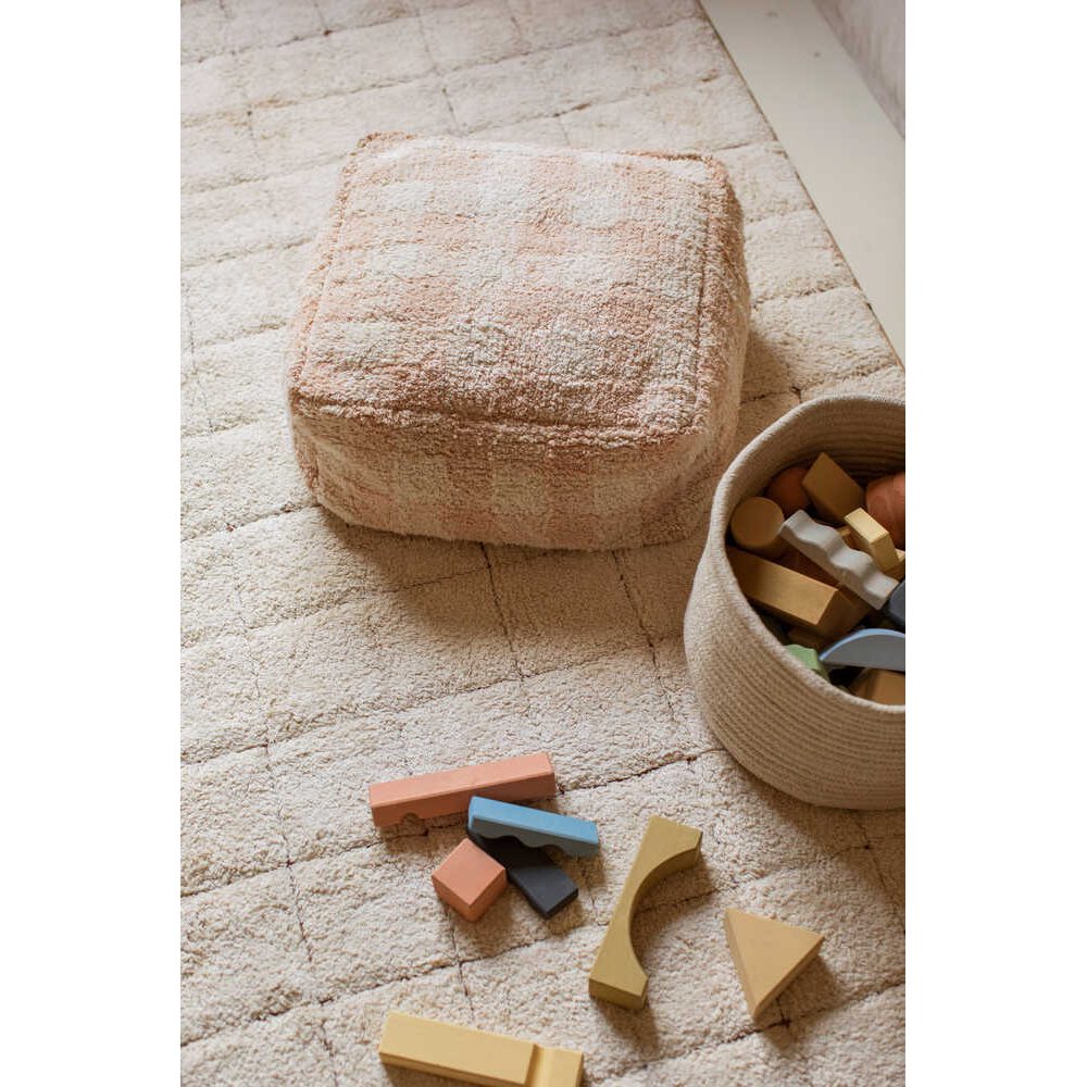 Lorenal Canals Poef Vichy Rose
