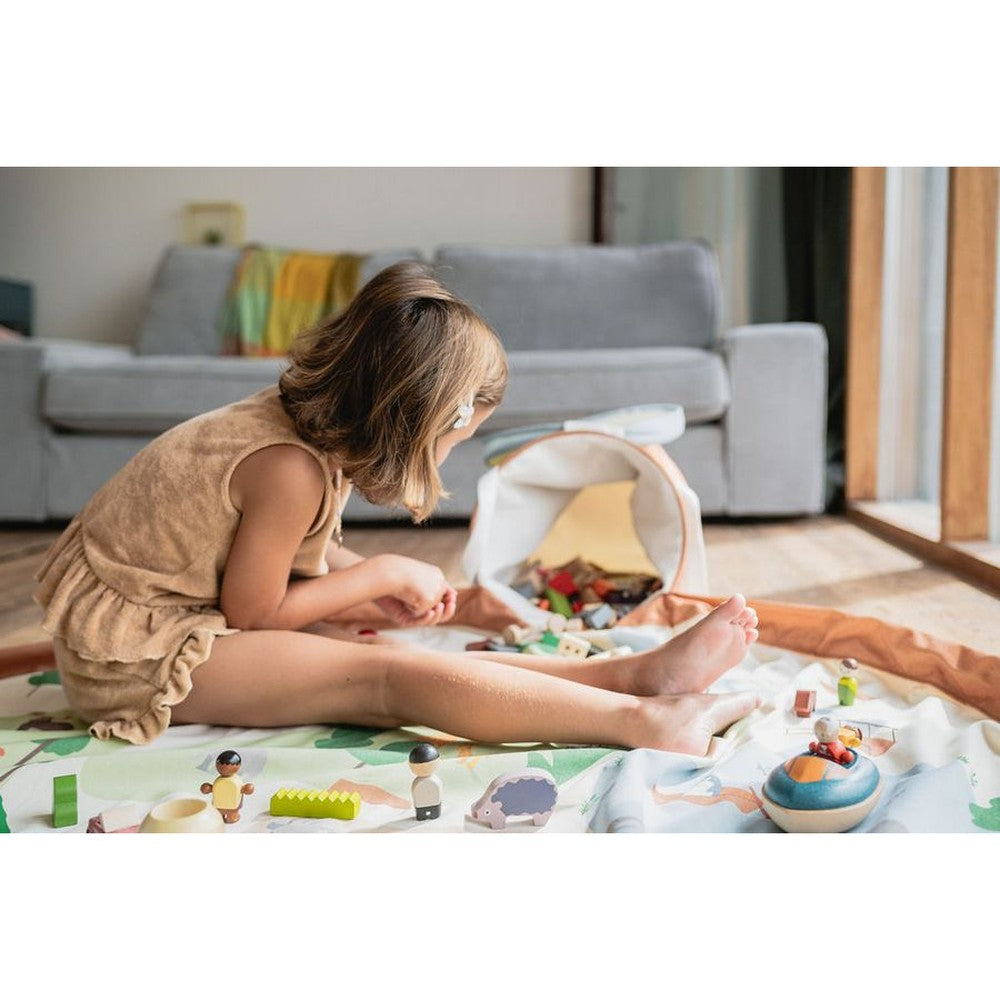 Play&Go Soo Speelmat en Opbergmand - Zoo