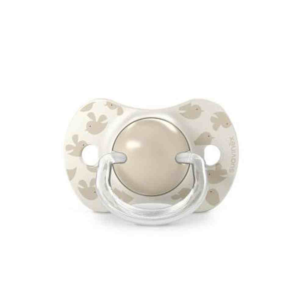 Suavinex Set van 2 Birdies SX Pro 6-18m Fopspenen - Beige