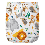 Happy Bear Wasbare All-In-One Luier - Wild Animals