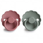 2-PACK SILICONE - DUSTY ROSE/LILY PAD T1