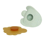 SQUEEZE'N'SPLASH BADSPEELGOED RUBBERDUCK FROG SET SAND SAGE Hevea