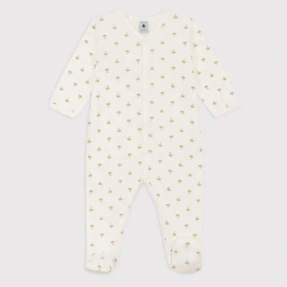 KATOENEN PYJAMA MET PALMPRINT