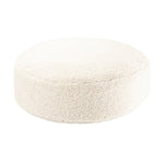 RONDE POEF - CREAM WHITE OTTOMAN