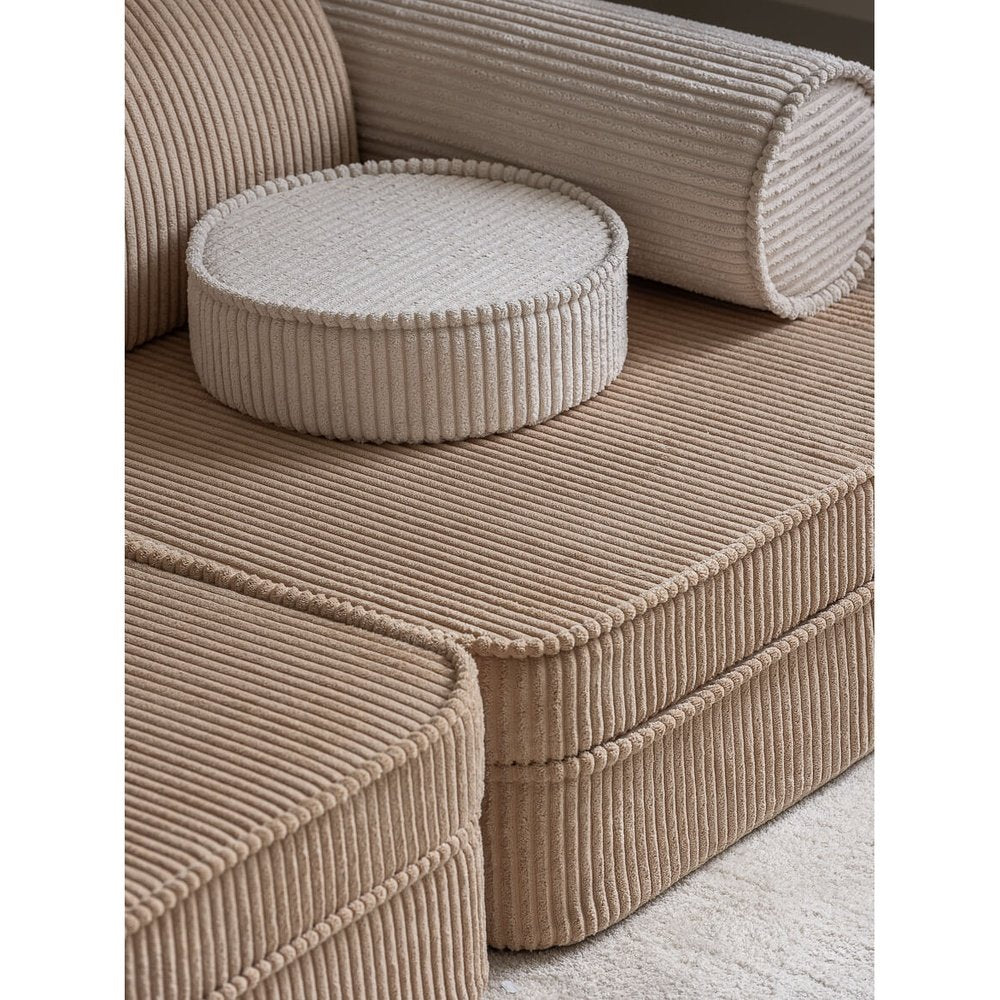 Zetel Set - Brown Sugar Settee