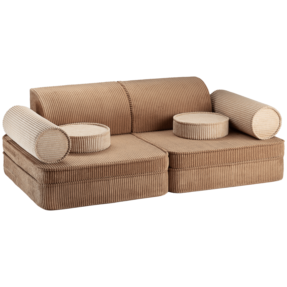 Zetel Set - Toffee Settee